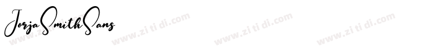 JorjaSmithSans字体转换
