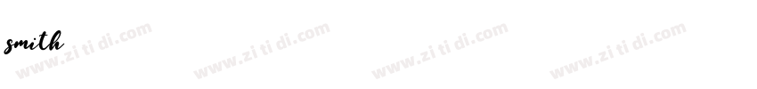 smith字体转换