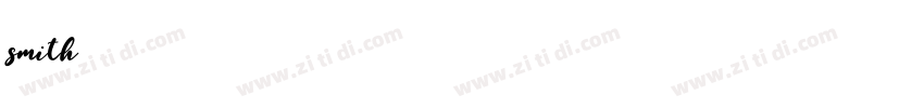 smith字体转换