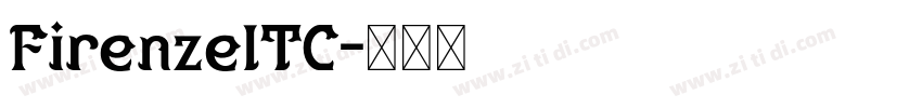 FirenzeITC字体转换