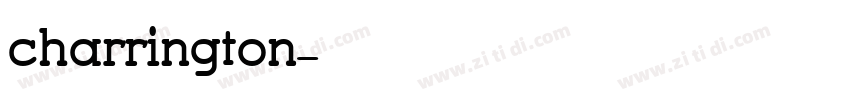 charrington字体转换