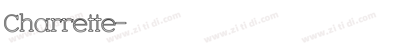 Charrette字体转换