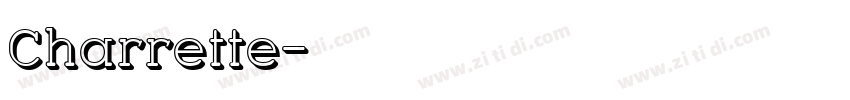 Charrette字体转换