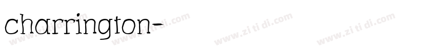 charrington字体转换