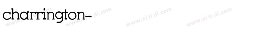 charrington字体转换