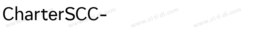CharterSCC字体转换