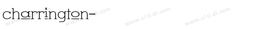 charrington字体转换
