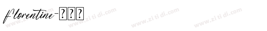 Florentine字体转换