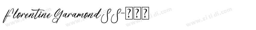 FlorentineGaramondSS字体转换