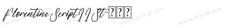 FlorentineScriptIISt字体转换