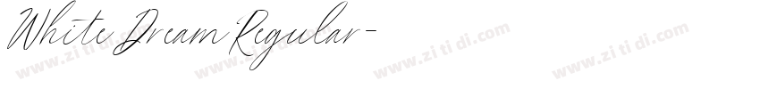 WhiteDreamRegular字体转换