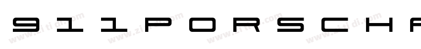 911porscha字体转换