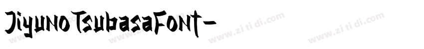 JiyunoTsubasaFont字体转换
