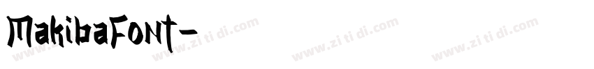MakibaFont字体转换