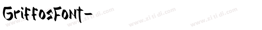 GriffosFont字体转换