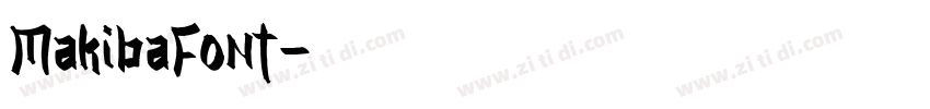 MakibaFont字体转换