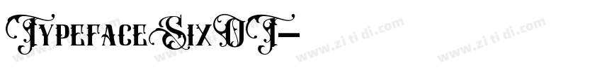 TypefaceSixOT字体转换