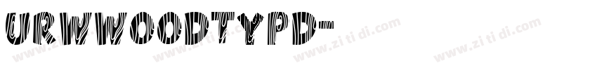 URWWoodTypD字体转换