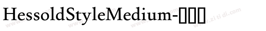 HessoldStyleMedium字体转换