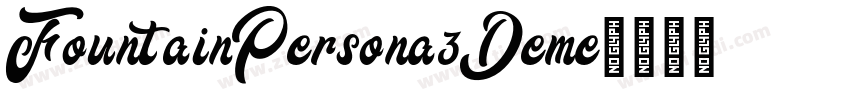 FountainPersona3Deme字体转换