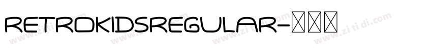 RetroKidsRegular字体转换
