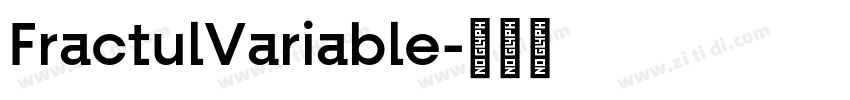FractulVariable字体转换