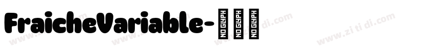 FraicheVariable字体转换