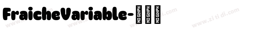 FraicheVariable字体转换