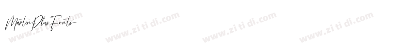 MartinPlusFonts字体转换