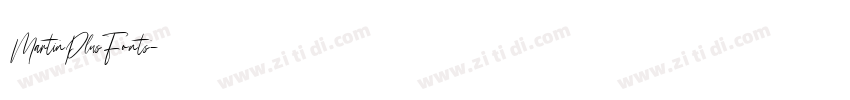 MartinPlusFonts字体转换