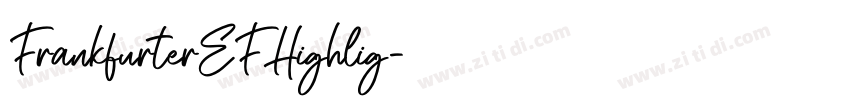 FrankfurterEFHighlig字体转换