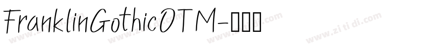 FranklinGothicOTM字体转换