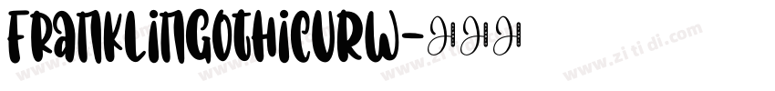 FranklinGothicURW字体转换