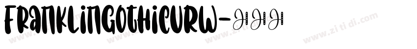 FranklinGothicURW字体转换