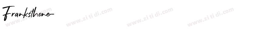 Franksthone字体转换