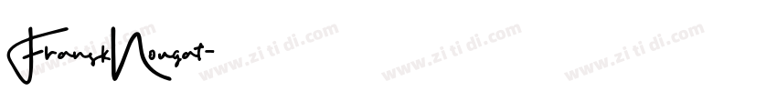 FranskNougat字体转换