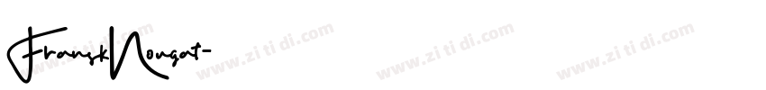 FranskNougat字体转换