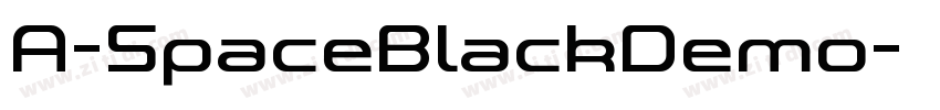 A-SpaceBlackDemo字体转换