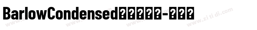 BarlowCondensed方正白舟大字体转换