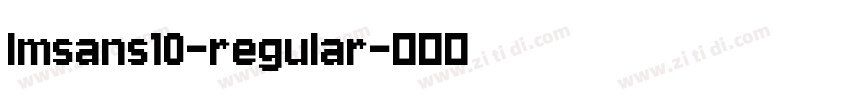 lmsans10-regular字体转换