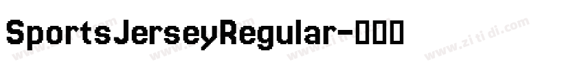SportsJerseyRegular字体转换