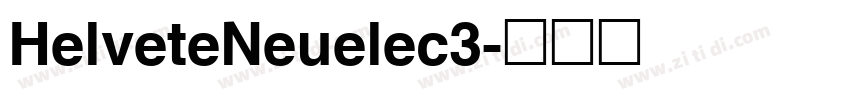 HelveteNeuelec3字体转换