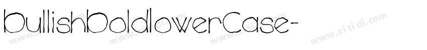 BullishBoldLowerCase字体转换