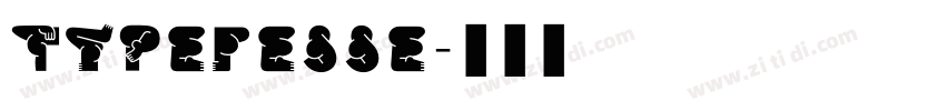 Typefesse字体转换
