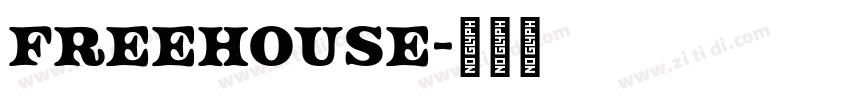freehouse字体转换