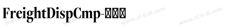 FreightDispCmp字体转换 FreightDispCmp字体转换