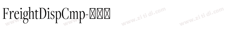 FreightDispCmp字体转换 FreightDispCmp字体转换