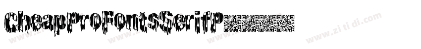 CheapProFontsSerifP字体转换
