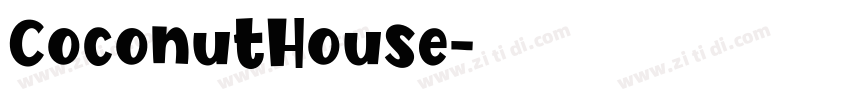 CoconutHouse字体转换