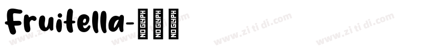 Fruitella字体转换